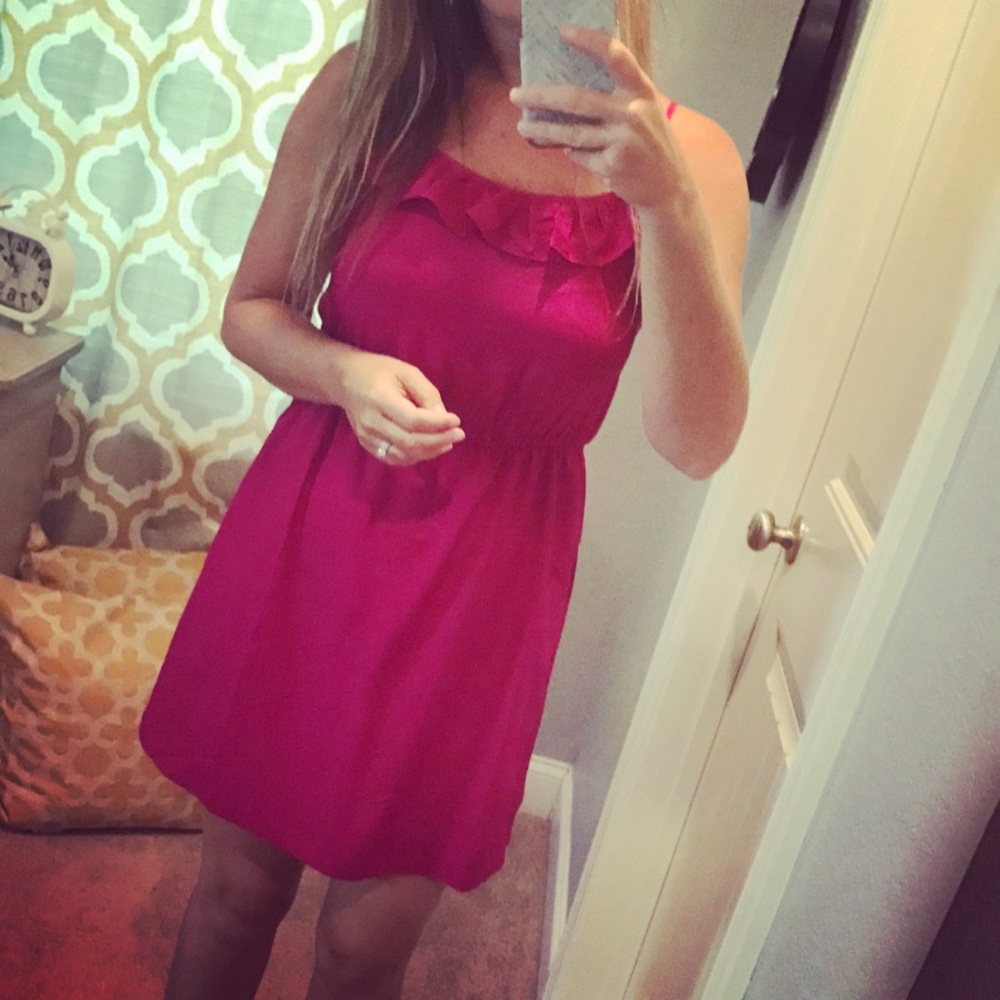NWOT Ruffle Slip Dress